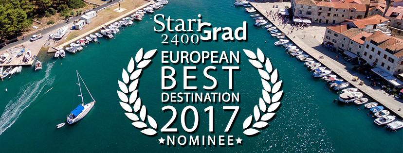 2017. voting for Stari Grad Hvar, European Best Destination